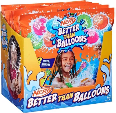 Zdjęcie produktu dla Nerf Super Soaker Better Than Balloons, Balony z wodą, Wielobarwny, 3 lat(a), 228 szt.