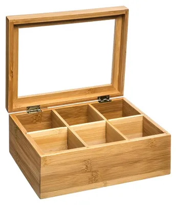 Obrázek produktu pro Tea box, box na čaj, sáčky box, dřevěný čajový box