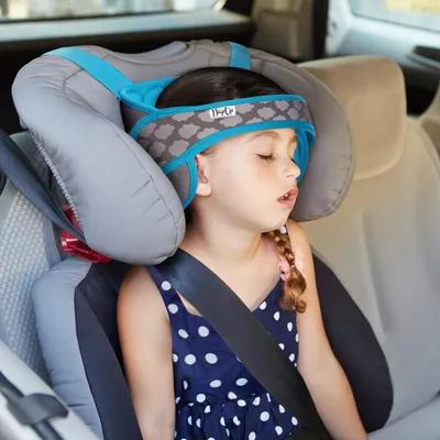 Produktbild von NapUp Kopfstütze für schlafende Kinder im Auto | Einschlafhilfe Kindersitz Blau