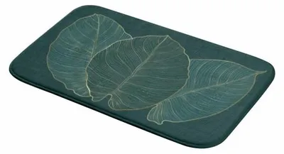 Image de Tapis de Bain 45 x 75 cm Jade - Microfibre Imprimée