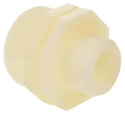 Produktbild von tecuro Doppelnippel, reduziert, 1 Zoll AG x 1 1/2 Zoll AG, PA (nylon 66), natur