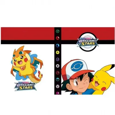 Produktbild von Pokemon Sammelalbum Pikachu & Ash Sammelmappe für 240 Karten, idealer Schutz