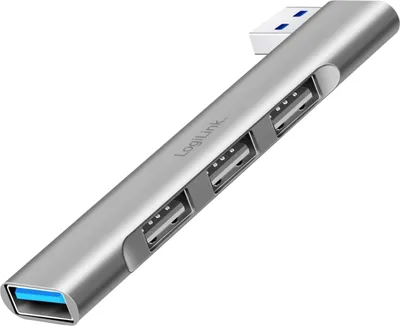 Produktbild von LogiLink USB 3.2 Gen1 Hub, 4-port, USB-A, 1x USB3.0 AF, 3x USB2.0 AF