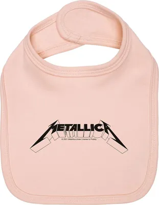 Produktbild von Metallica Lätzchen Unisex Metal-Kids - Logo rosa Standard