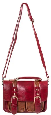 Produktbild von Banned Handtasche - Leather Leila Rot
