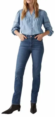 Obrázok produktu pre Dámske džínsy Levi's 724 s vysokým pásom a rovným strihom, farba "Way Back", veľkosť 31