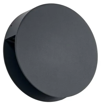 Produktbild von Lucande LED-Außenwandlampe Advero, anthrazit, Hausnummer CCT