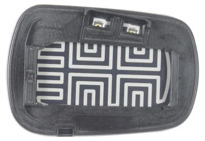 Produktbild von ABAKUS Spiegelglas Außenspiegel Links für FORD Fiesta Mk5 Schrägheck (JH1, JD1, JH3, JD3) Konvex Beheizbar 1216G03