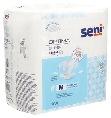 Obrázok produktu pre Seni Optima Super inkontinenčná vložka s pásom M 10 ks
