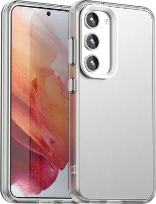 Produktbild von Handyhülle für Samsung Galaxy S23 Schlank Durchscheinend Matt Stoßfest Schutzhülle Weiß