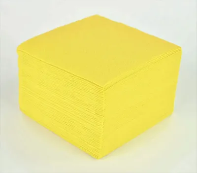 Produktbild von Servietten 25x24 in kanariengelb 50 Stück