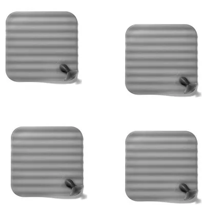 Produktbild von Silikonische Vloerauslässe 4er-Pack -Grau -Badkamerzubehör