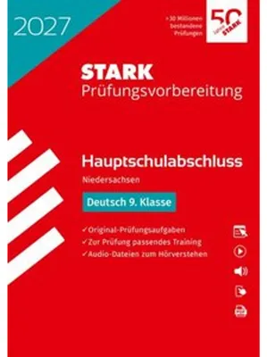 Immagine prodotto di STARK Deutsch 9. Klasse - Hauptschulabschluss 2027 Niedersachsen - Prüfungsvorbereitung