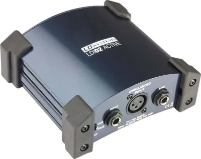 Produktbild von LD Systems DI-Box LDI02, galvanische Trennung, Batterie- & Phantomspeisung, automatische Phantom-Abschaltung