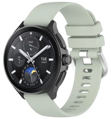 Produktbild von Für Xiaomi Watch S3 hochwertiges Silikon Armband Glänzende Oberfläche Grün Watch Ersatz Arm Band