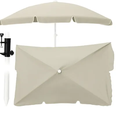Produktbild von Black Forest Klappbarer Gartenschirm 2m beige
