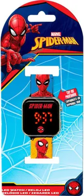 Zdjęcie produktu dla Zegarek LED dla Dzieci Marvel Spiderman - Oficjalny Produkt KIDS LICENSING