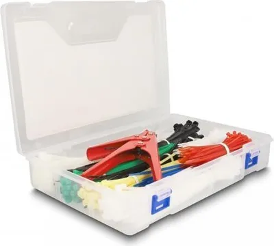 Image de DELOCK Kabelbinder Sortimentsbox mit Kabelbinderzange