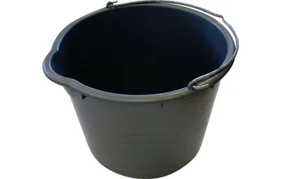 Produktbild von Baueimer GRIPLINE X 12 l verstrkt, m. Tlle schwarz Kunststoff