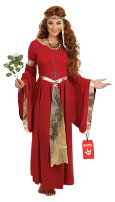 Produktbild von Fun Shack Mittelalter Kostüm für Damen, Renaissance Kleid, Perfekt für Halloween und Karneval, M