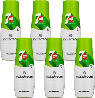 Produktbild von 7UP Sirup Zero Zucker 440ml 6er Pack Konzentrat für Sodastream