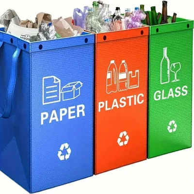 Obrázek produktu pro Velký vodotěsný organizér na recyklaci skla/papíru/plastů