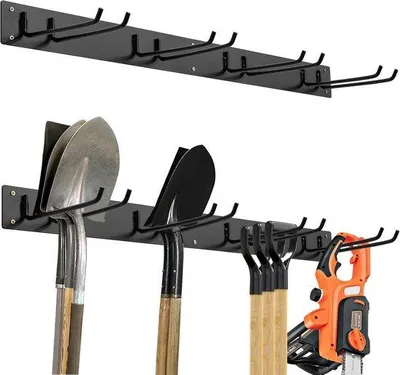 Image de Support pour outils de jardin - RVS - Support de jardin