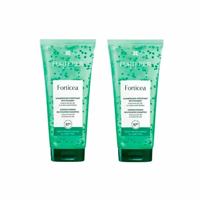Productafbeelding van Rene Furterer Forticea Energiserende Shampoo, 2 x 200 ml