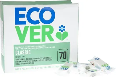 Obrázek produktu pro Tabulky do myčky Ecover (70 kusů)