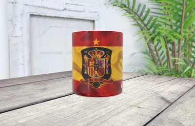 Fußball-Tasse, personalisiert, 350 ml, Keramik, Spardesign
