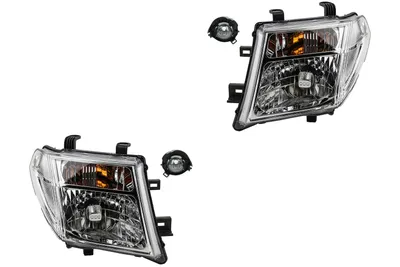 Produktbild von Scheinwerfer Satz passend für Nissan Pathfinder R51 H4 05-09 + Nebelsch. 26010EB300 26010EB30A 26060EB300 26060EB30A 26150EA500 26150EA Johns