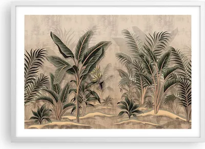 Produktbild von Gerahmtes Poster - Weißer Rahmen - Wald Blatt Baum - 70x50 cm - Wand Bild - Wanddeko - Wandbilder - Kunstposter - Wandposter - Bilderrahmen - Bilder - Kunstdruck - Wanddekoration - P2WAA70x50-5101