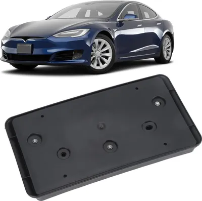 Produktbild von Vorderer Nummernschildrahmen, stoßfest, 1588288 00 B, Ersatz für Tesla Model S 2016 bis 2023