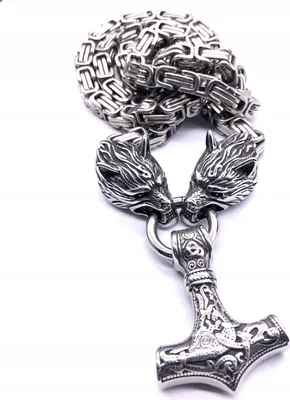 Obrázek produktu pro Pánský náhrdelník Hammer THOR Wolves Thick 117