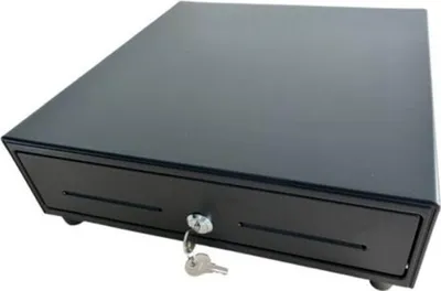 Produktbild von Premier 330 HQ-B, Manuelle und automatische Geldschublade, Stahl, Schwarz, 24 V, 390 mm, 420 mm