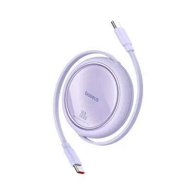 Obrázek produktu pro Baseus Free2Draw kabel, USB-C na USB-C, PD, 100W, 1m, fialový