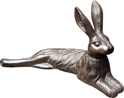 Produktbild von Dekofigur Hase liegend Gusseisen