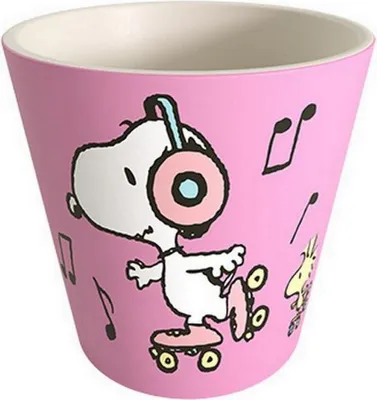 Image de Tasse à espresso 90 ml – Motif Snoopy « La musique, c'est la vie »