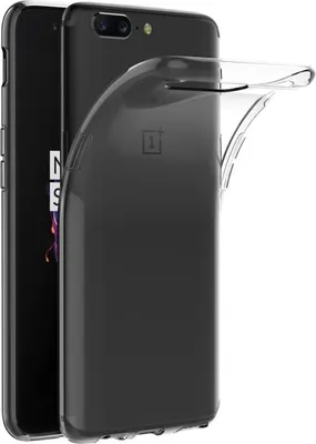 A transparent phone case is shown on a white background, partially covering a smartphone.