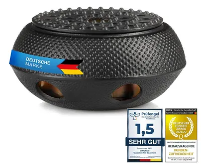 Gusseiserne Teewärmer 15 cm – Teekannenwärmer mit Teelicht