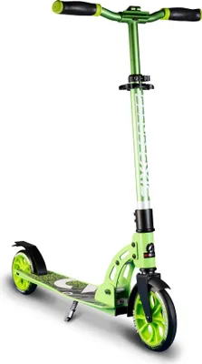 Produktbild von SIX DEGREES Aluminium Scooter Junior mit Klappmechanismus u. Ständer, 180/145 mm, höhenverstellbar, , grün