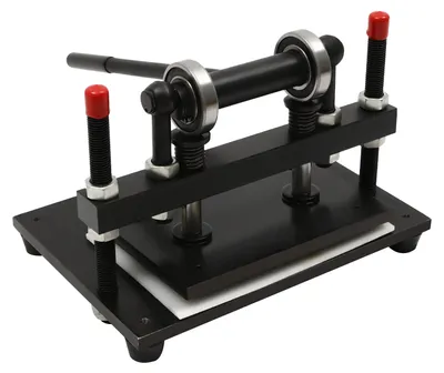 Produktbild von Leerstoffschneidemaschine - Manuelle Schneidemaschine - Leerstoffschneider - Stoffschneider - Gummischneider - 2 Tonnen Druckkraft