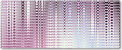 Produktbild von Tulup® Leinwandbild - 125x50 cm - Wandkunst - Drucke auf Leinwand - Leinwanddruck  - Kunst: modern & klassisch - Silber - Fraktale Grafiken