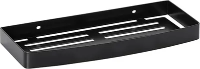 Produktbild von BARK Seifenkorb Edelstahl Schwarz 115x300x26 mm für Bad & WC >> zum Bohren