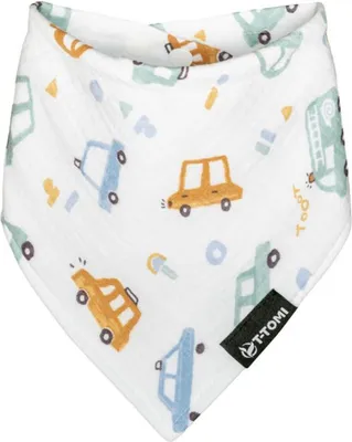Zdjęcie produktu dla Śliniak zmuszeliny T-TOMI, wzór "Drooler Verkehr"