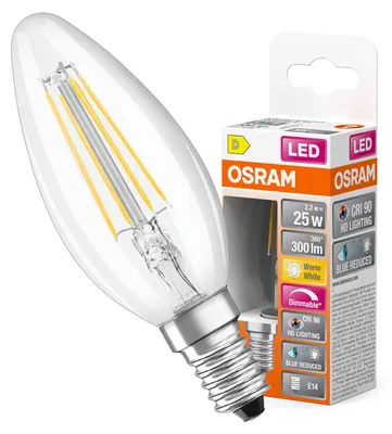 Immagine prodotto di OSRAM HOMELIGHTING 4058075832060 LED (monochrome) EEC G (A - G) E14 Teardrop shape 3.3 W = 25 W Neutral white (Ø x L) 45 mm x 79 mm 1 pc(s)