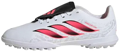 Imagen del producto de Botas de fútbol Adidas Predator Club Fold Over Tongue Turf Football Boots Kids "Cloud White / Solar Turbo / Core Black" para Niños