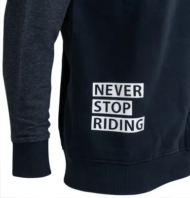 Image de Ct Sweatshirt Never Stop Riding Blau Gr.s