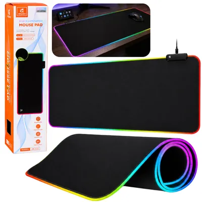 Obrázek produktu pro Klávesnice podložka pod myš s LED osvětlením 30x80cm