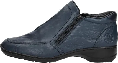 Produktbild von Rieker Enkellaarsjes Plat  Enkellaarsjes Plat - Blauw - Maat 37